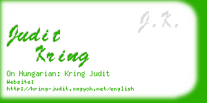 judit kring business card